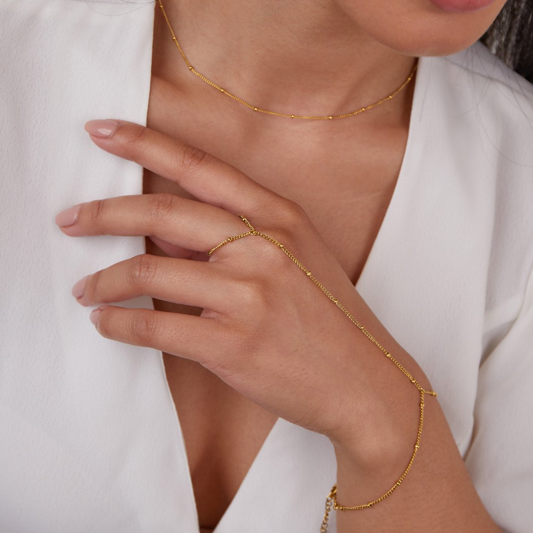 18K Zlata Ročna Verižica