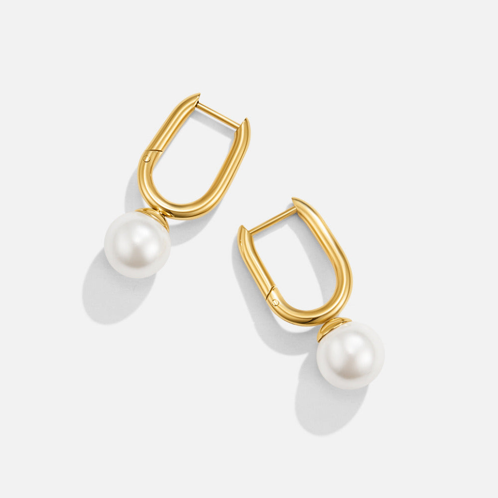 Uhani Cora Pearl Hoop