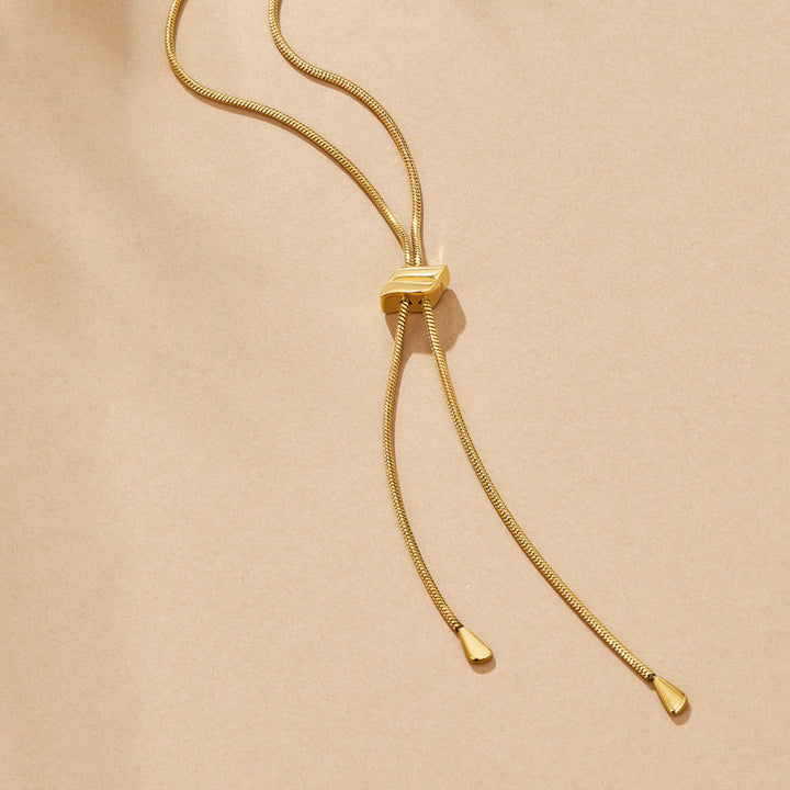 Lola 18K Zlati Lariat Ogrlica