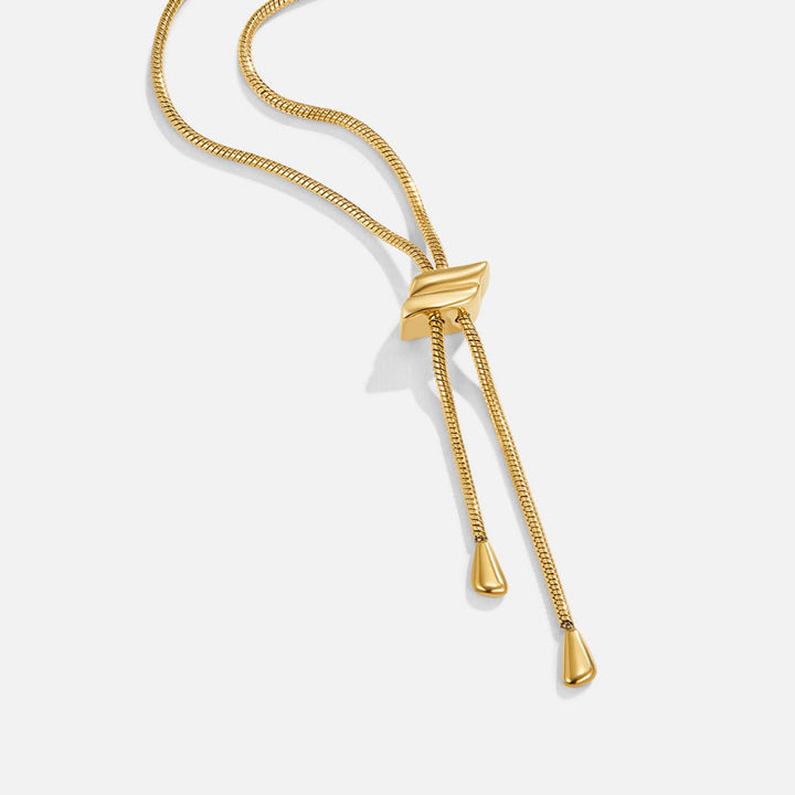 Lola 18K Zlati Lariat Ogrlica