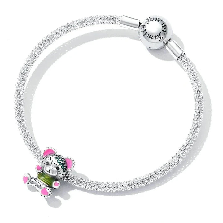 Fuzzy Teddy Bear Charm