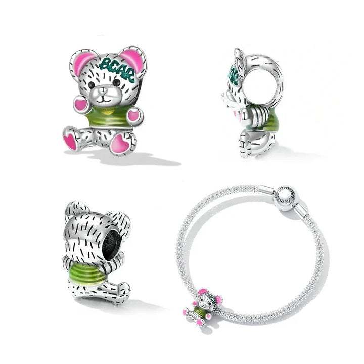 Fuzzy Teddy Bear Charm