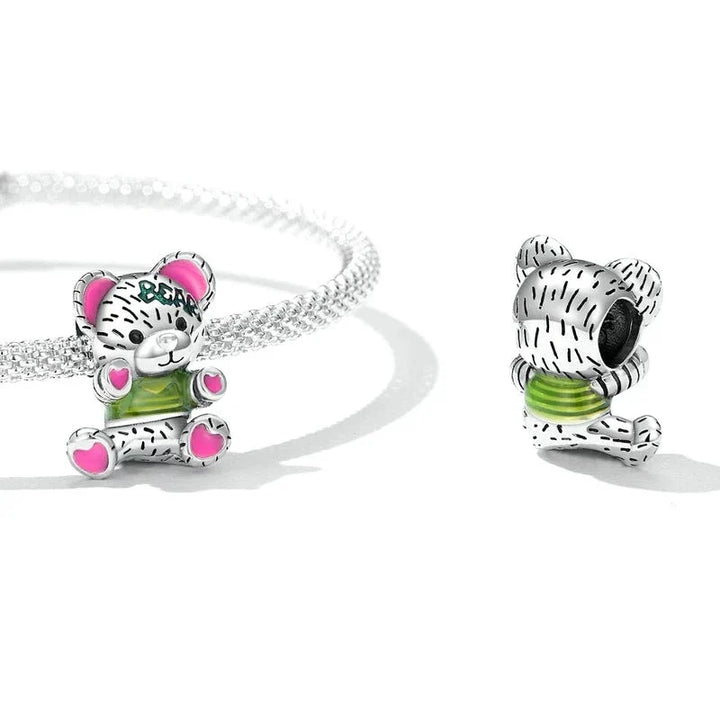 Fuzzy Teddy Bear Charm