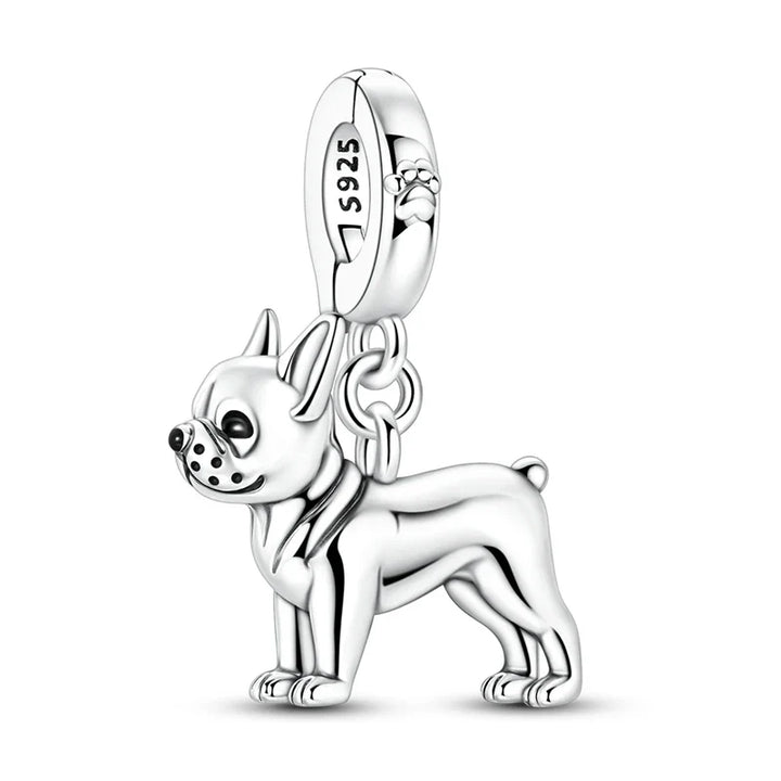 Srebrni Bulldog Obesek