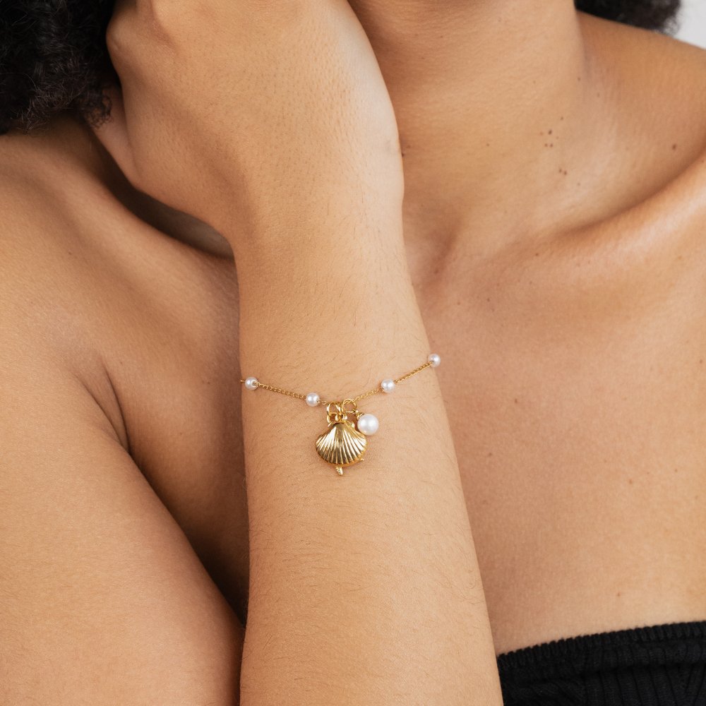 Aria Shell Charm Zapestnica