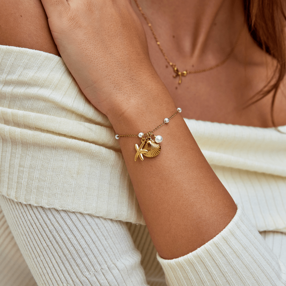 Aria Shell Charm Zapestnica