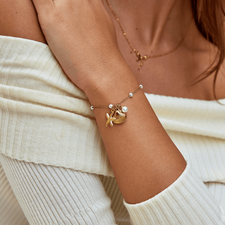 Aria Shell Charm Zapestnica