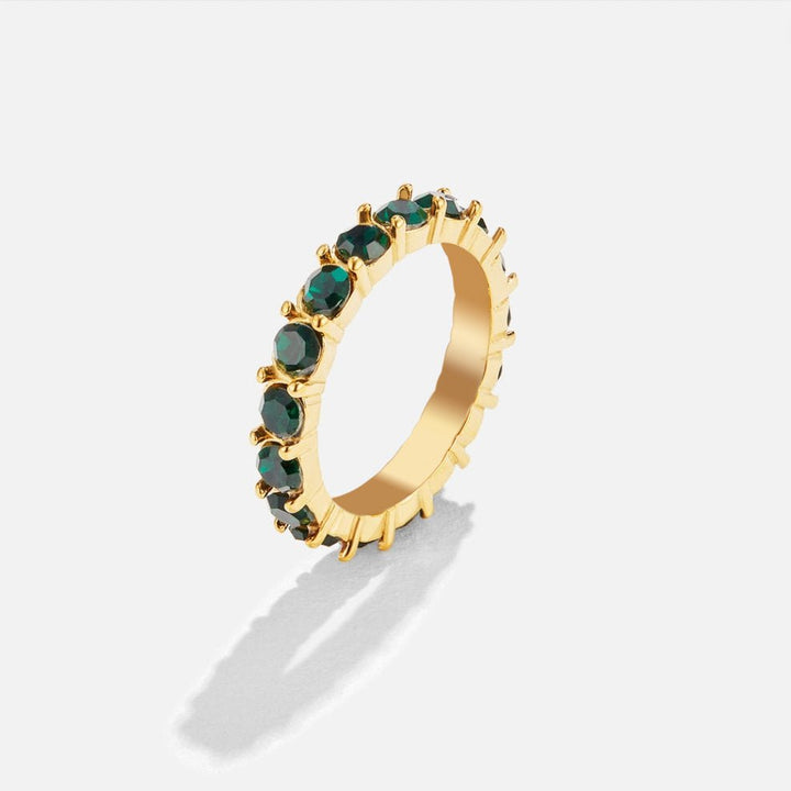 Emerald Beauty 18K Kristalni Prstan