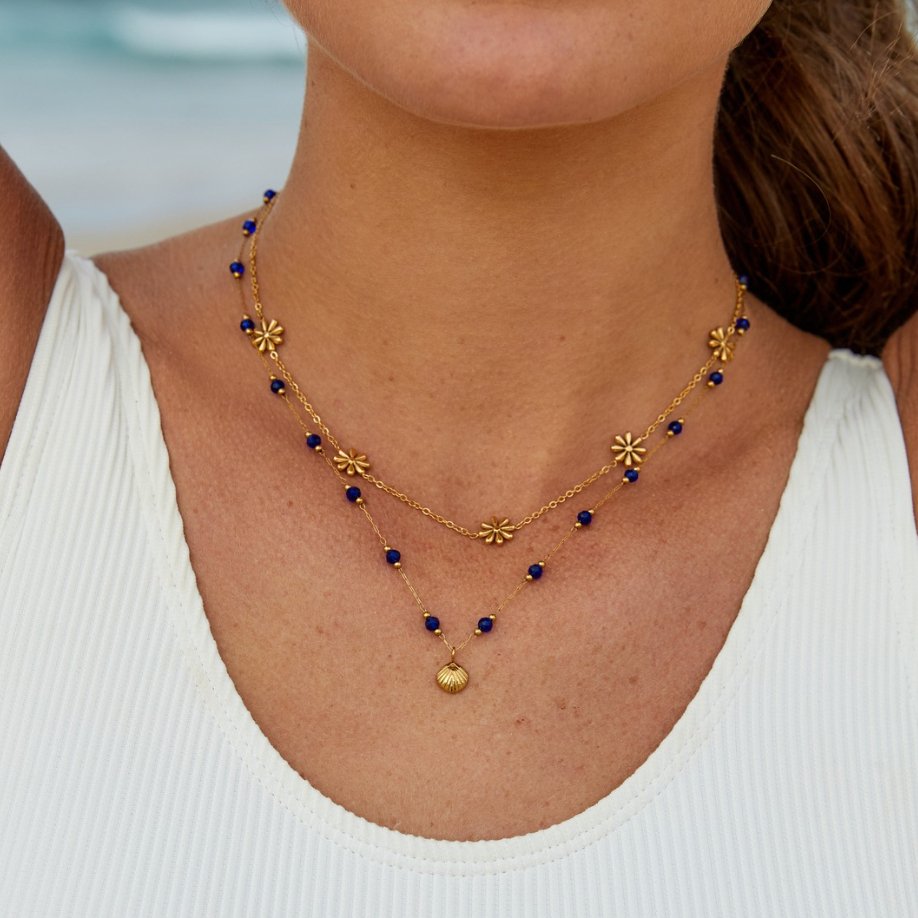 Ogrlica Flower Power iz 18K zlata