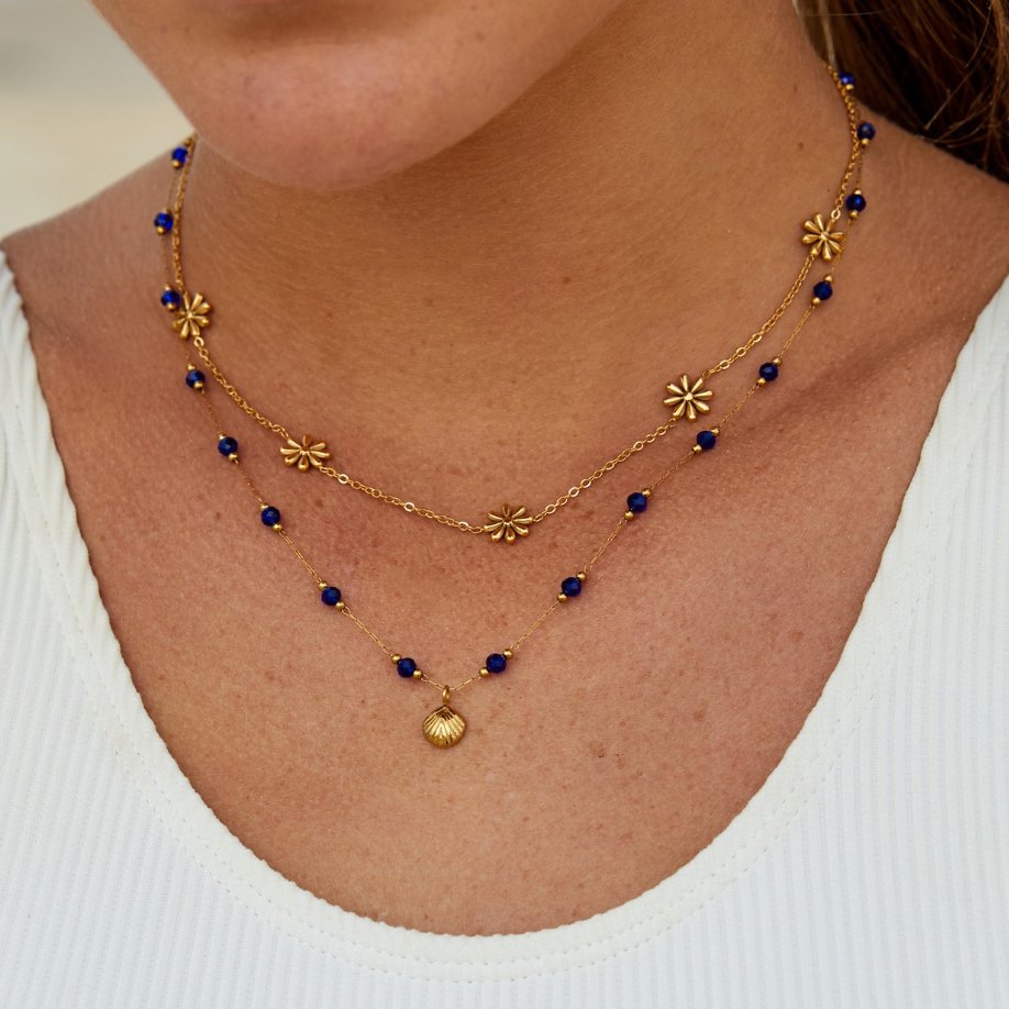 Ogrlica Flower Power iz 18K zlata