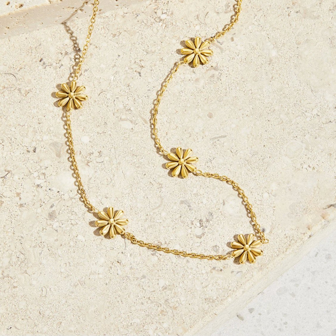 Ogrlica Flower Power iz 18K zlata