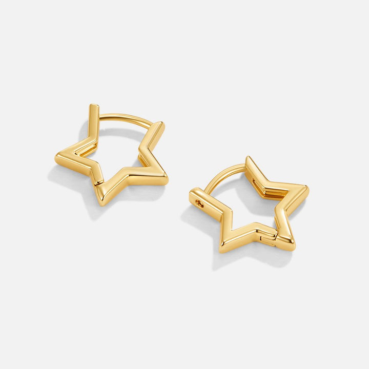 Zlati uhani v obliki obroča