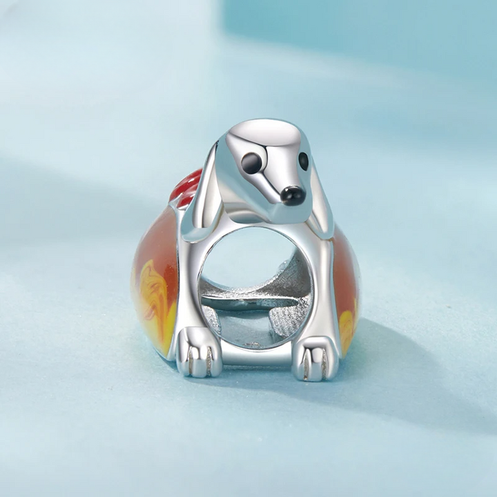 Charm v obliki hot doga