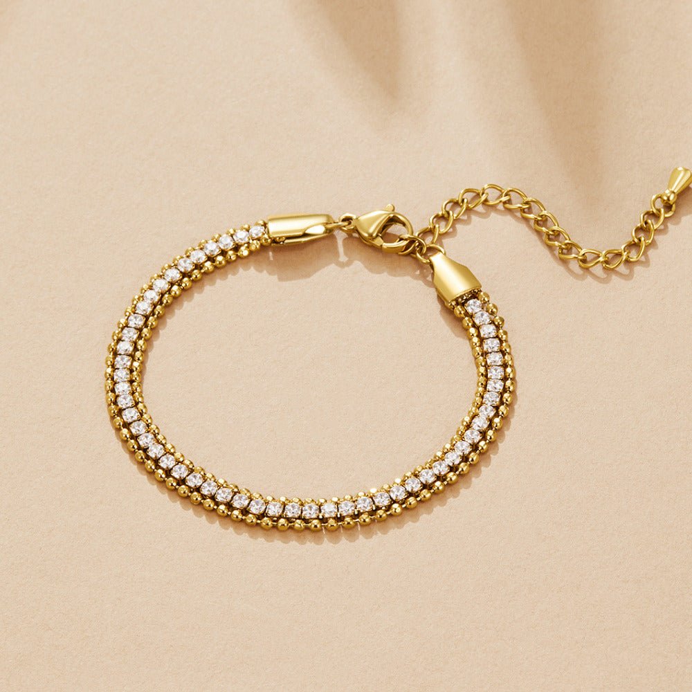 Plasten Adison Kristalni Zapestnica