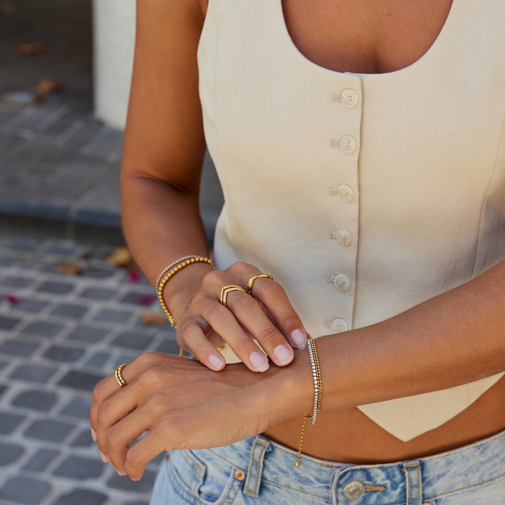 Plasten Adison Kristalni Zapestnica