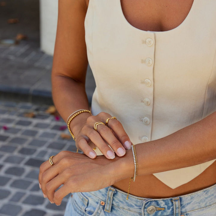 Plasten Adison Kristalni Zapestnica