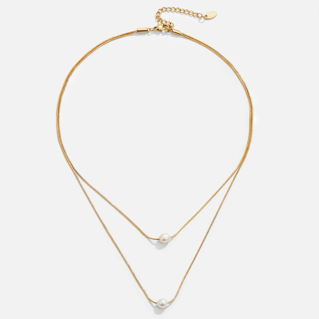 Necklace iz plastičnih sladkovodnih biserov