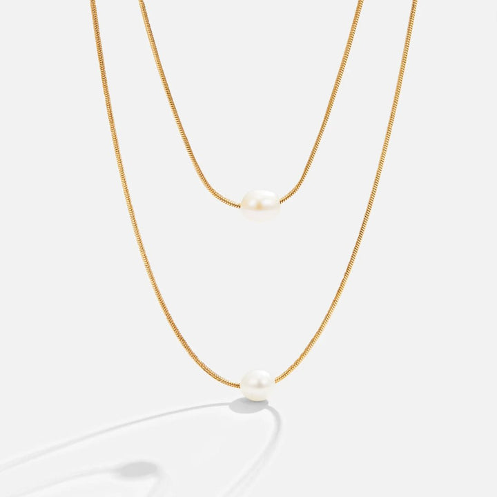 Necklace iz plastičnih sladkovodnih biserov