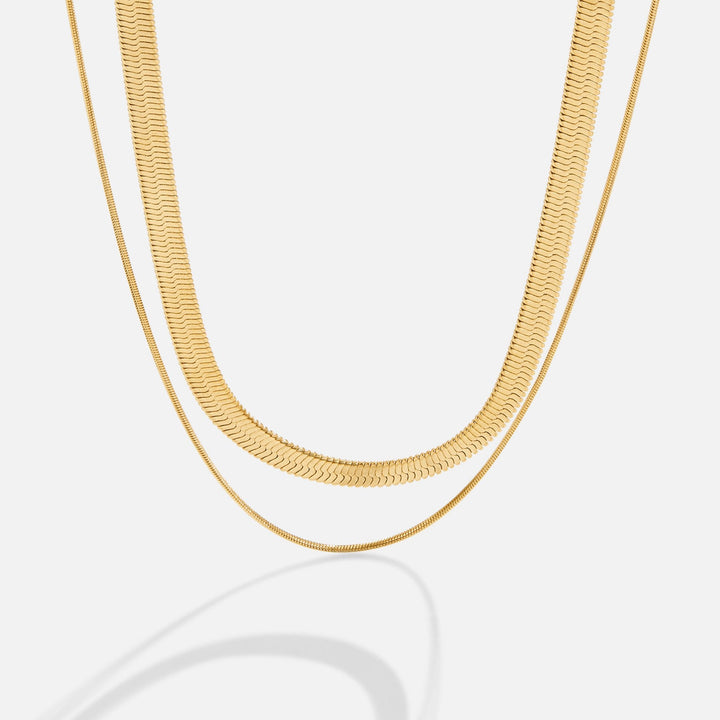 Layla 18K Zlata Plastična Ogrlica