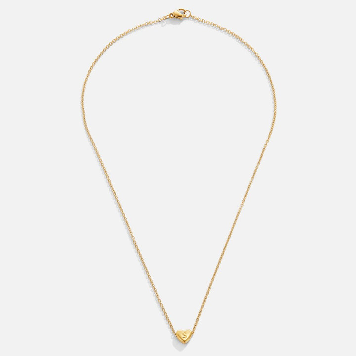 Ogrlica v obliki srca z začetnico