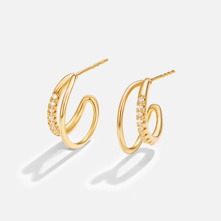 Leyla Kristalne Dvojne Obroče