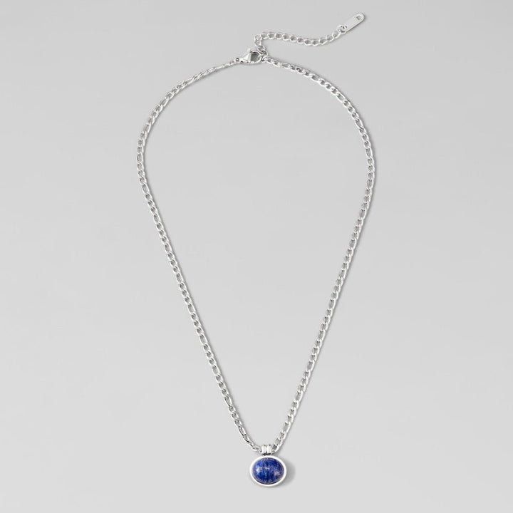 Liza Lapis Lazuli Srebrna Ogrlica