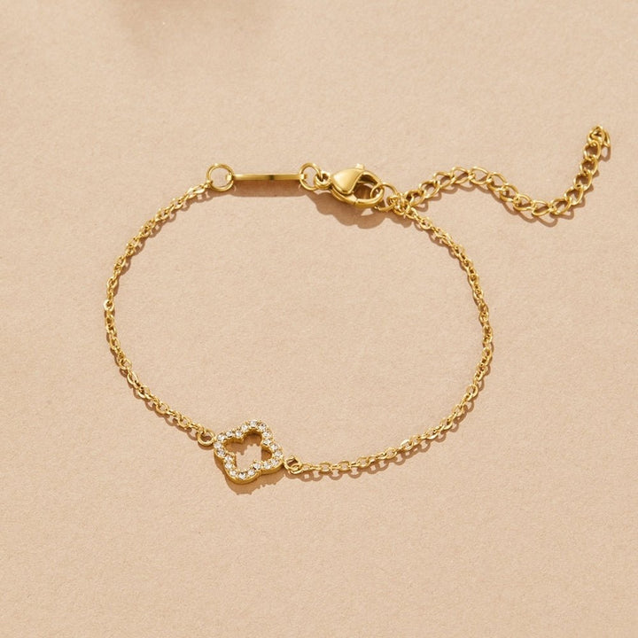 Luksuzna Kristalna Deteljica Zapestnica