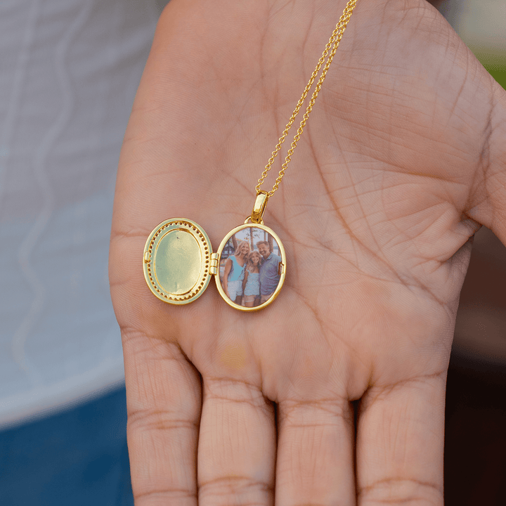 Personaliziran ovalni medaljon