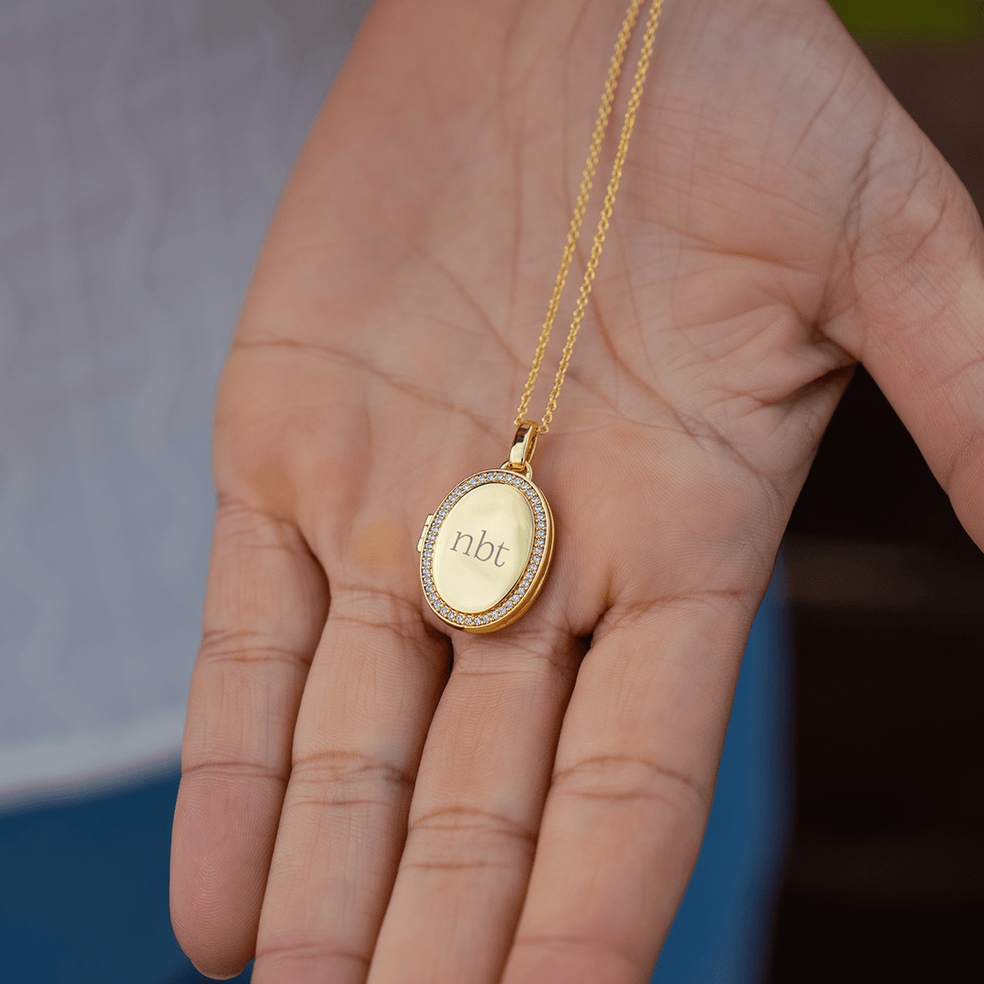 Personaliziran ovalni medaljon