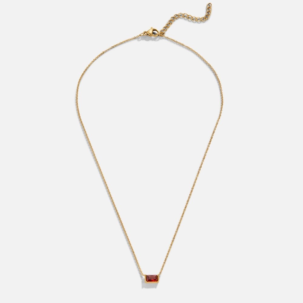 Ogrlica Ruby Baguette