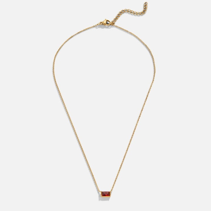 Ogrlica Ruby Baguette
