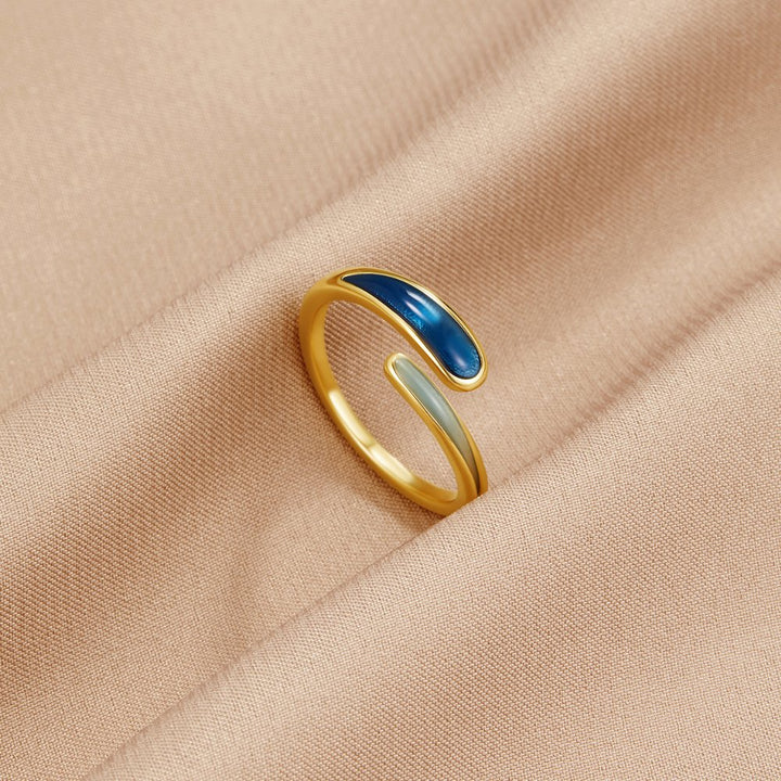Safira Blue Wrap Prstan