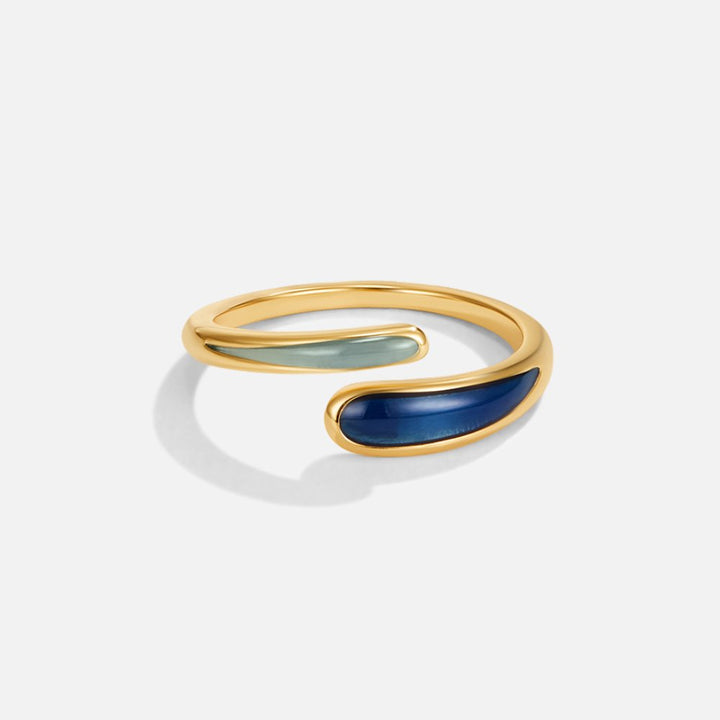 Safira Blue Wrap Prstan