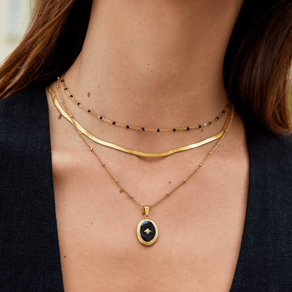 Zlati Ogrlica Sarya Snake Chain