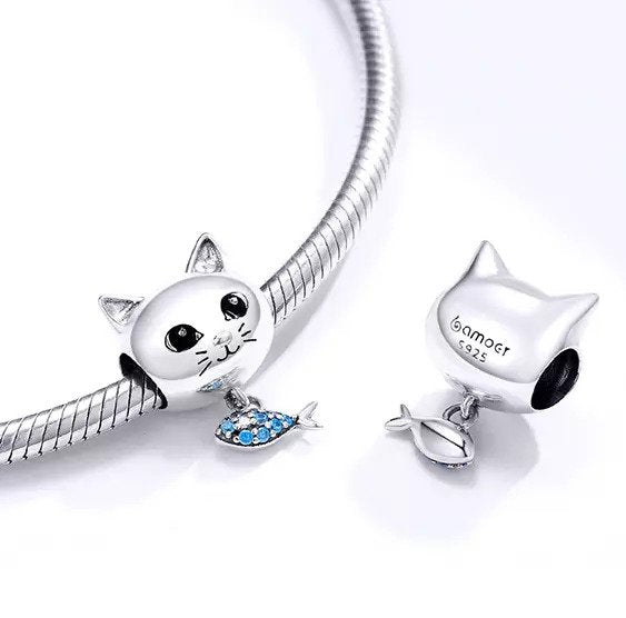 Čar Silver Cat Head