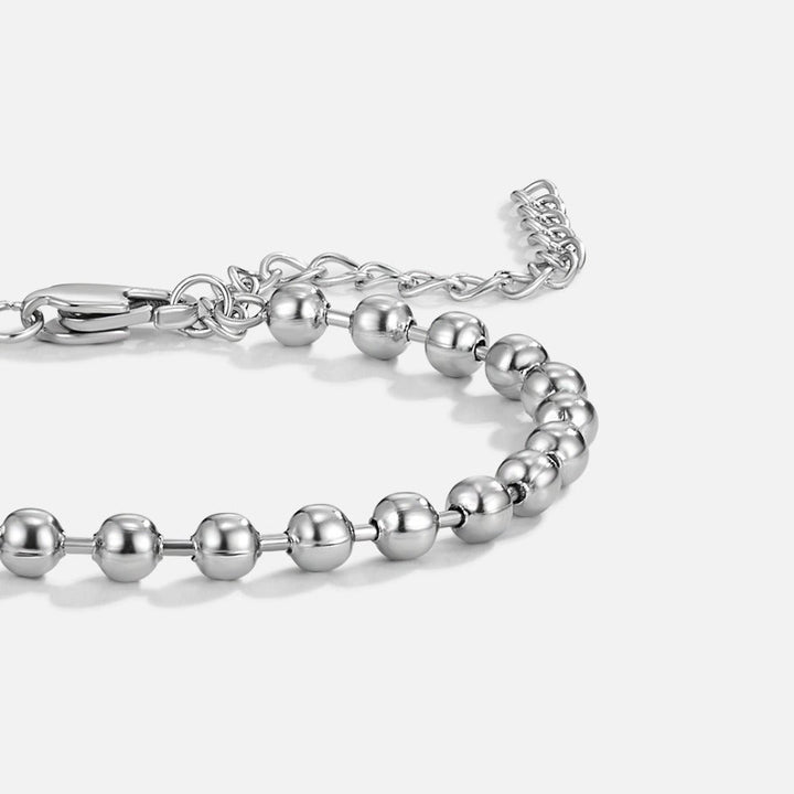 Srebrna Lulu Bead Zapestnica