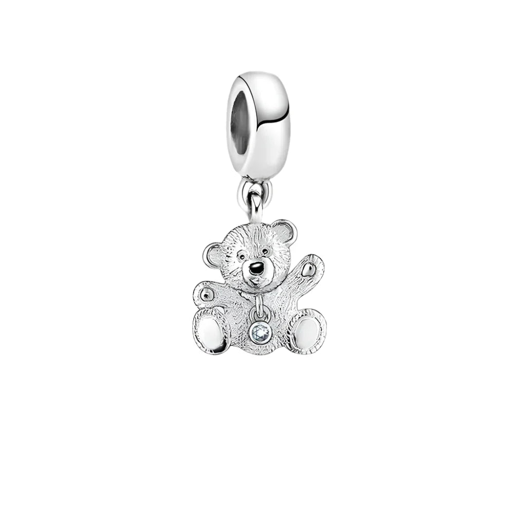 Srebrni Medvedek Charm