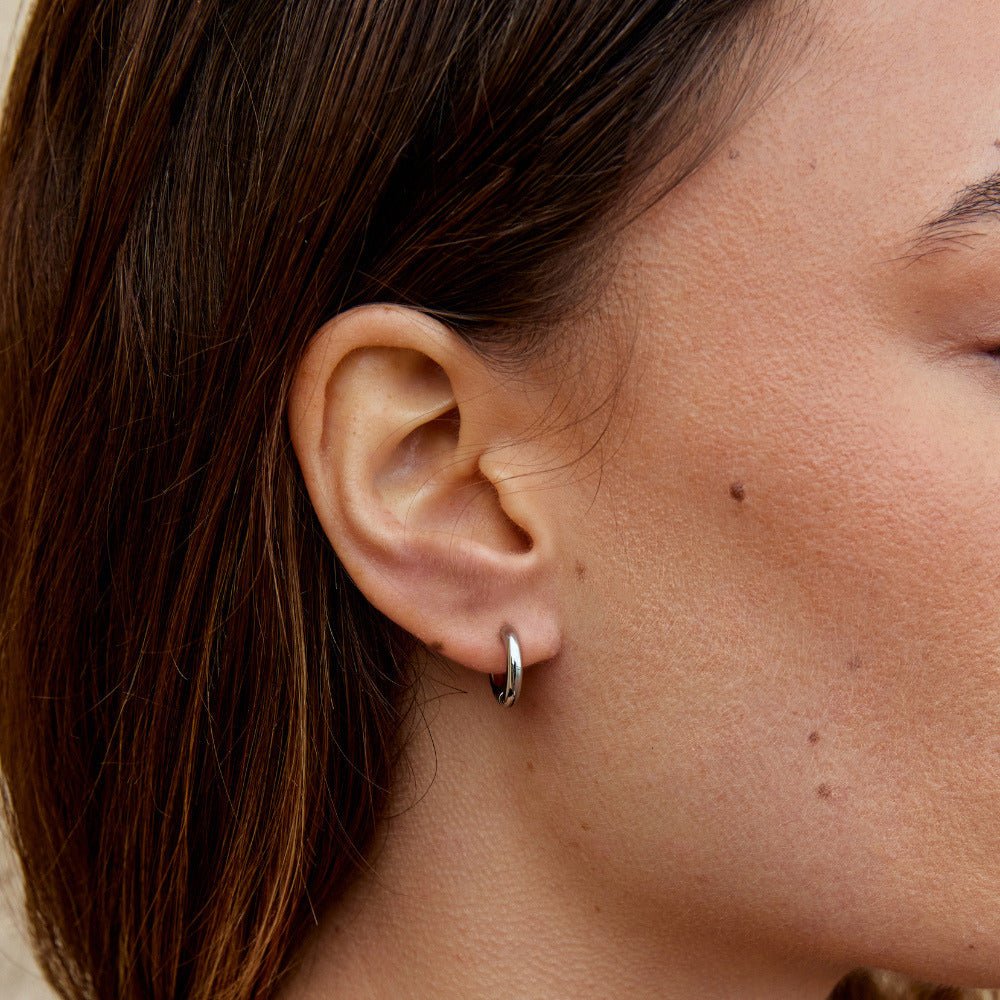 Srebrni Trio Mini Obročki Set