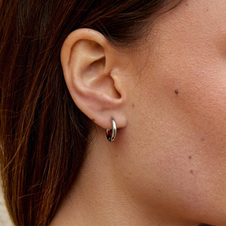 Srebrni Trio Mini Obročki Set