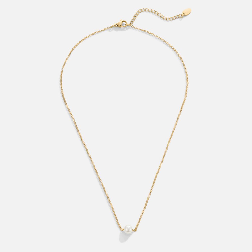 Ogrlica Solitaire Gold Pearl